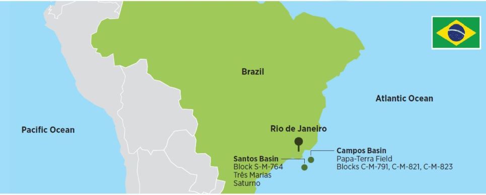 Brazil assets map